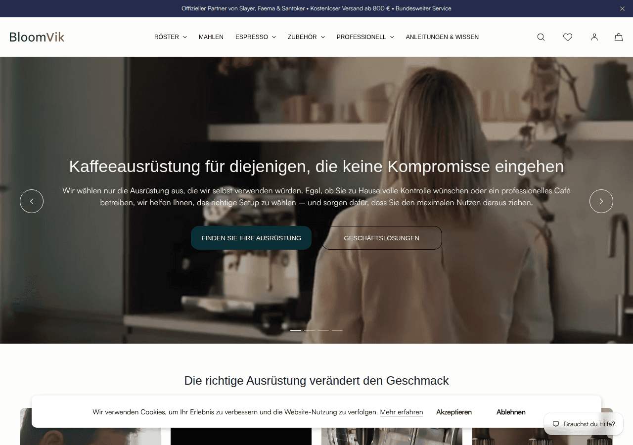 Screenshot of bloomvik.de