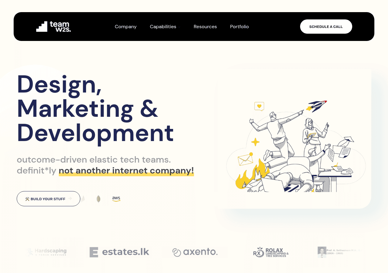 Screenshot of teamw2s.com