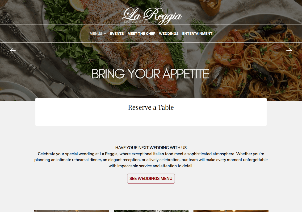 Screenshot of lareggiaus.com