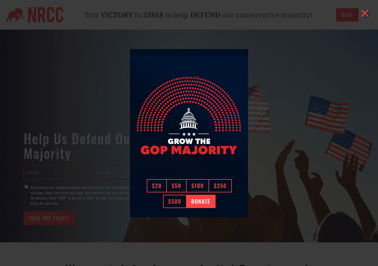 Screenshot of nrcc.org