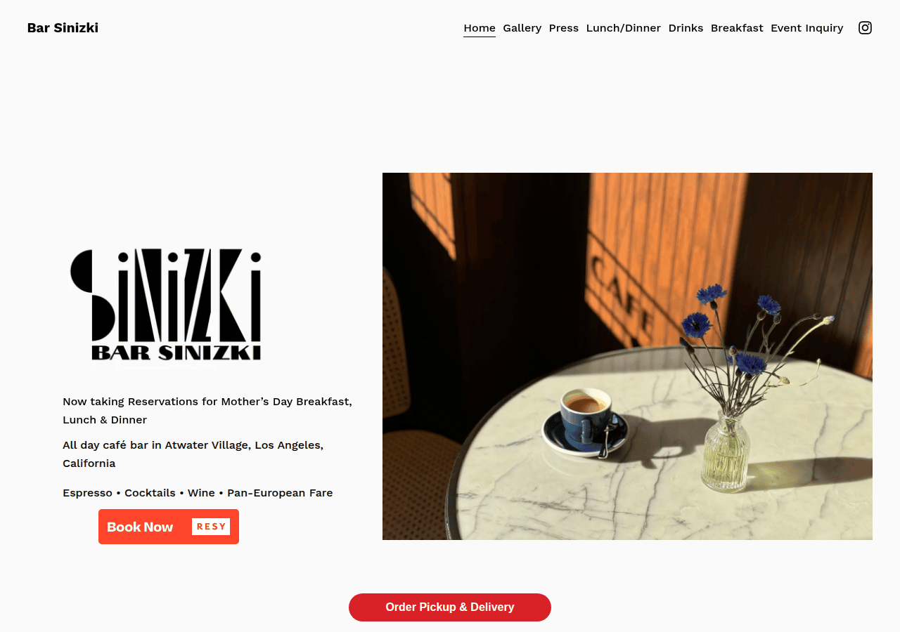 Screenshot of sinizki.com