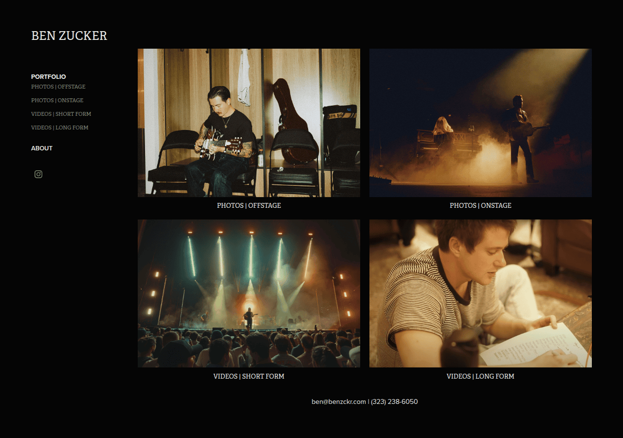 Screenshot of benzckr.com
