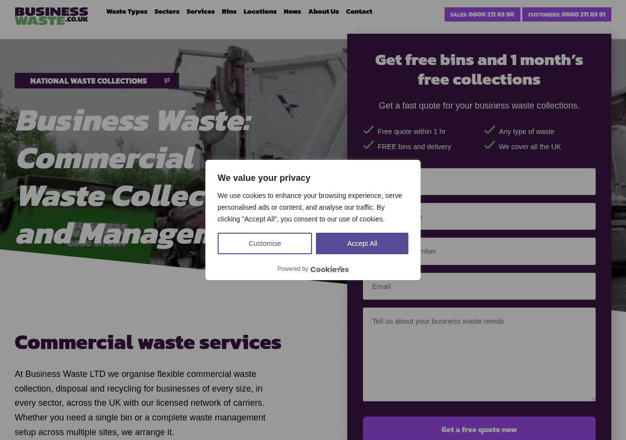 Screenshot of businesswaste.co.uk