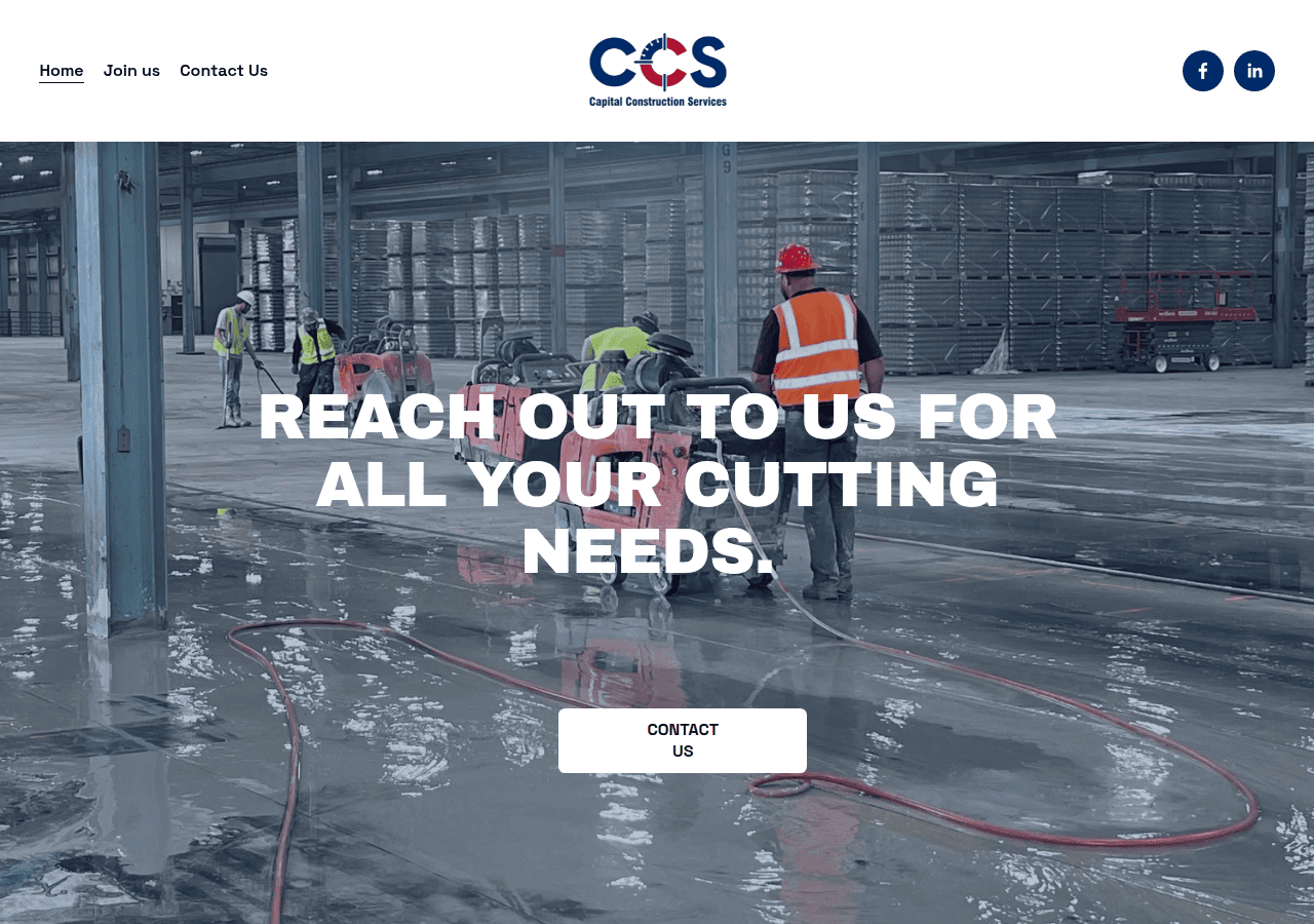Screenshot of capitalconstructionservices.com