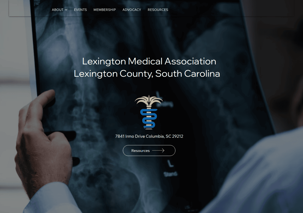 Screenshot of lexingtonsccountymedical.org