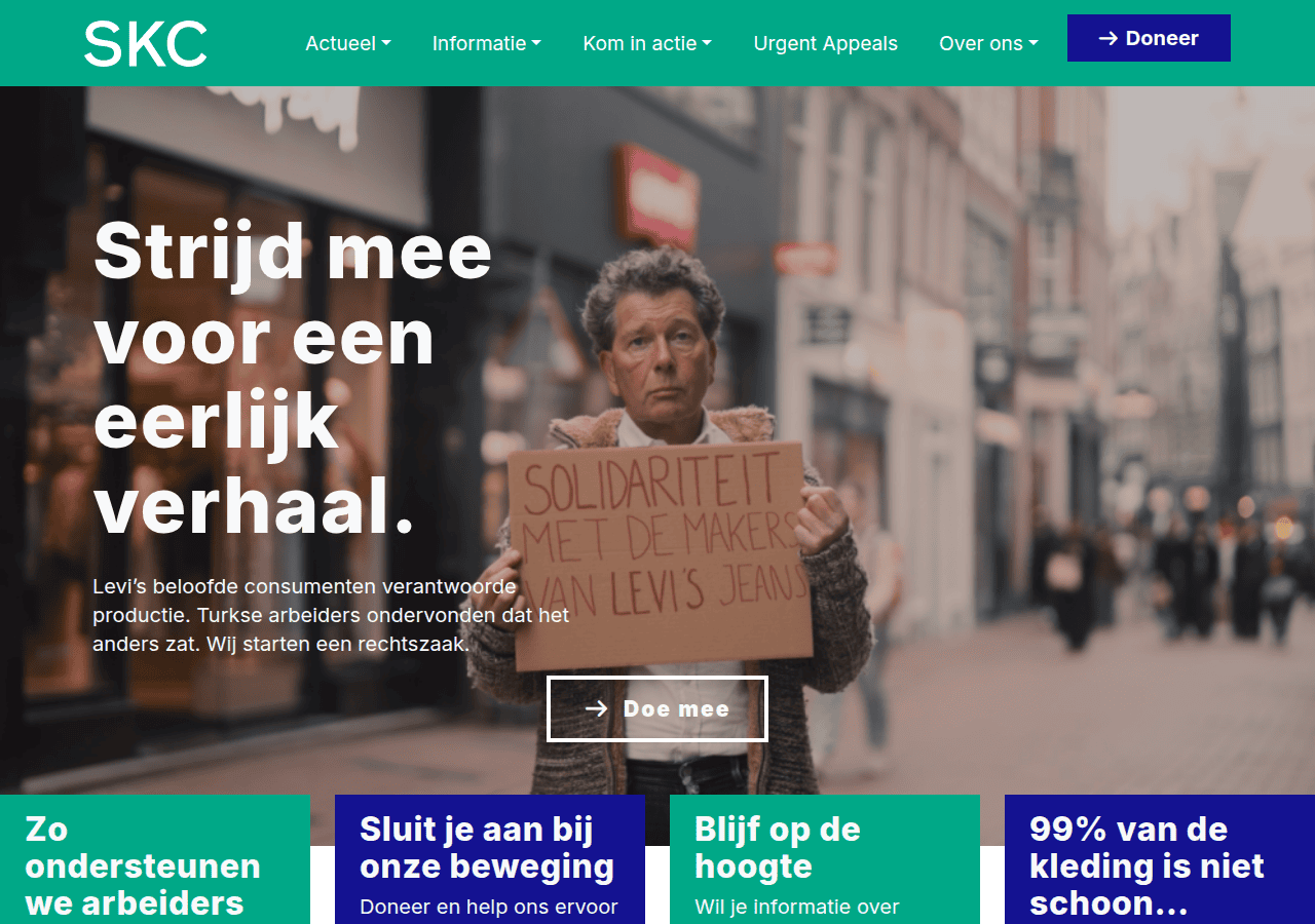 Screenshot of schonekleren.nl