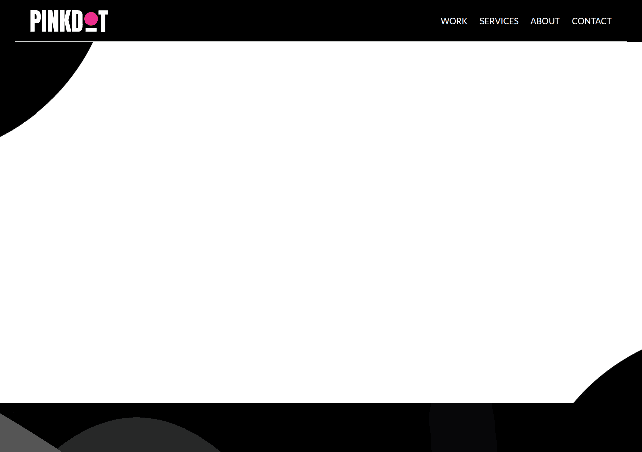 Screenshot of pinkdotdesign.com