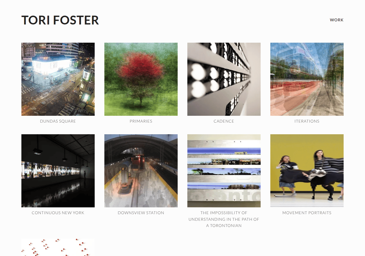 Screenshot of torifoster.com