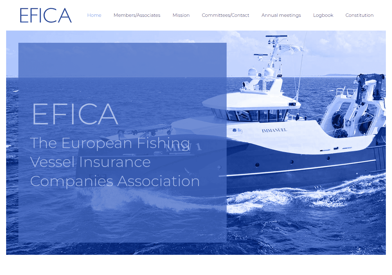 Screenshot of efica.eu