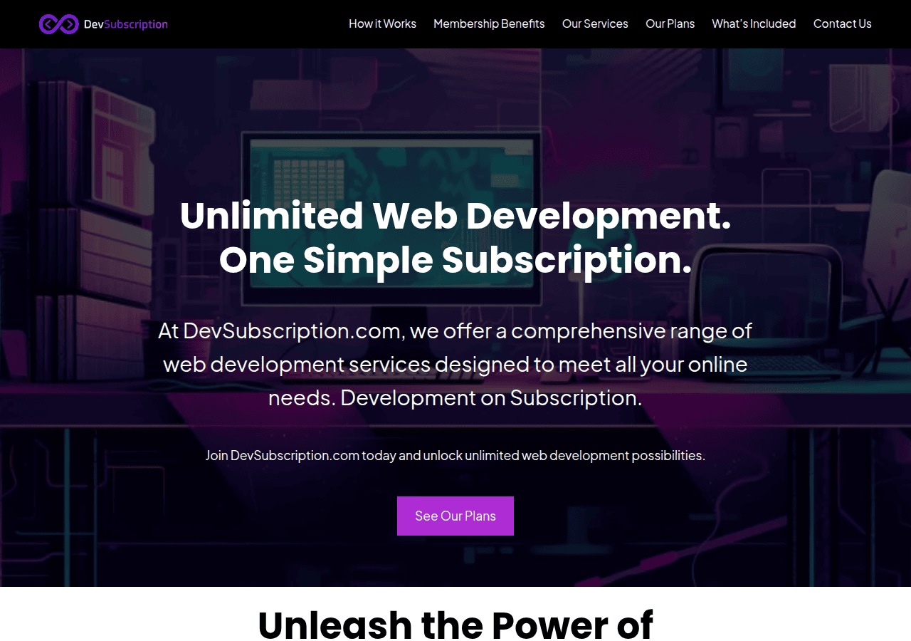 Screenshot of devsubscription.com