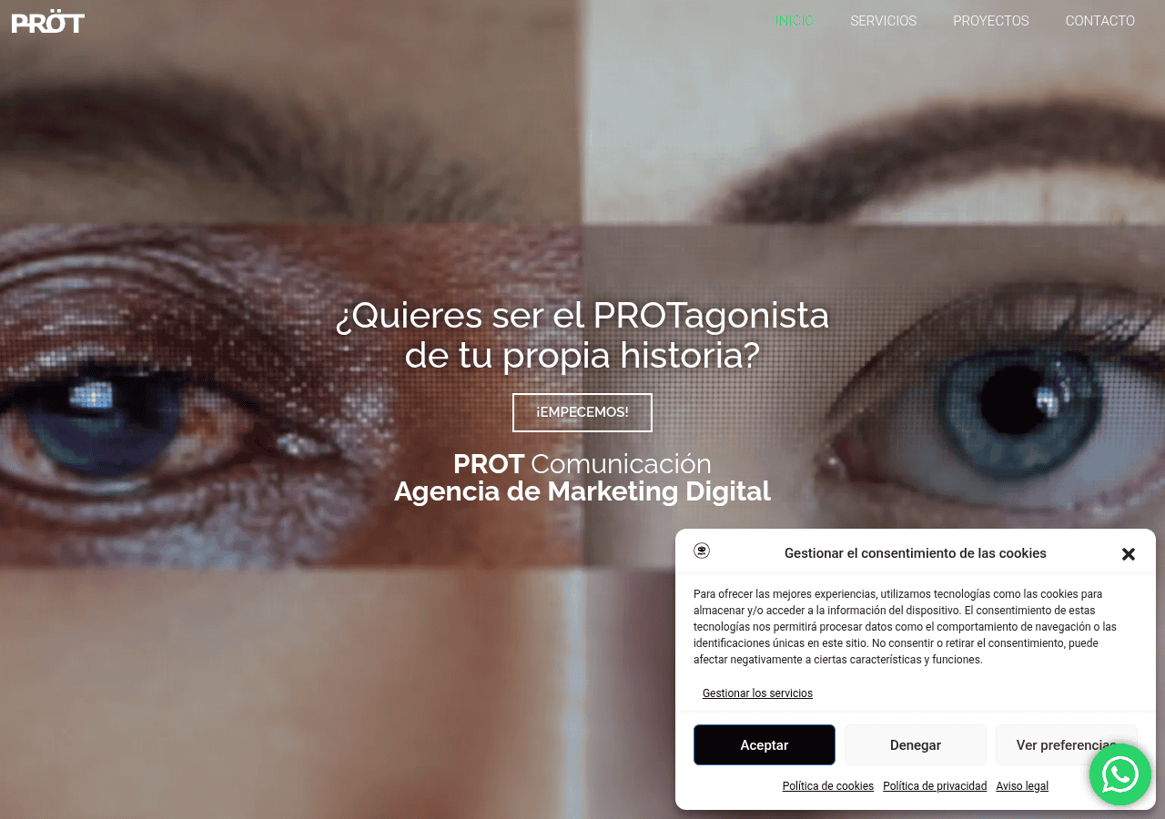 Screenshot of protcomunicacion.com