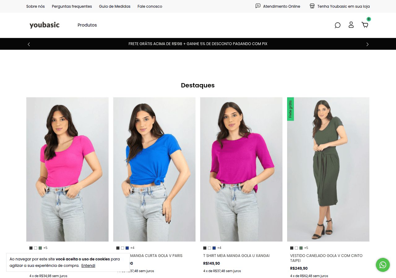 Screenshot of youbasic.com.br