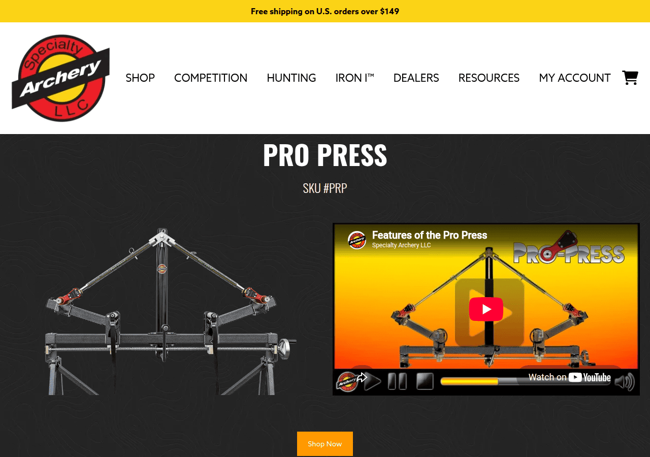 Screenshot of specialtyarch.com