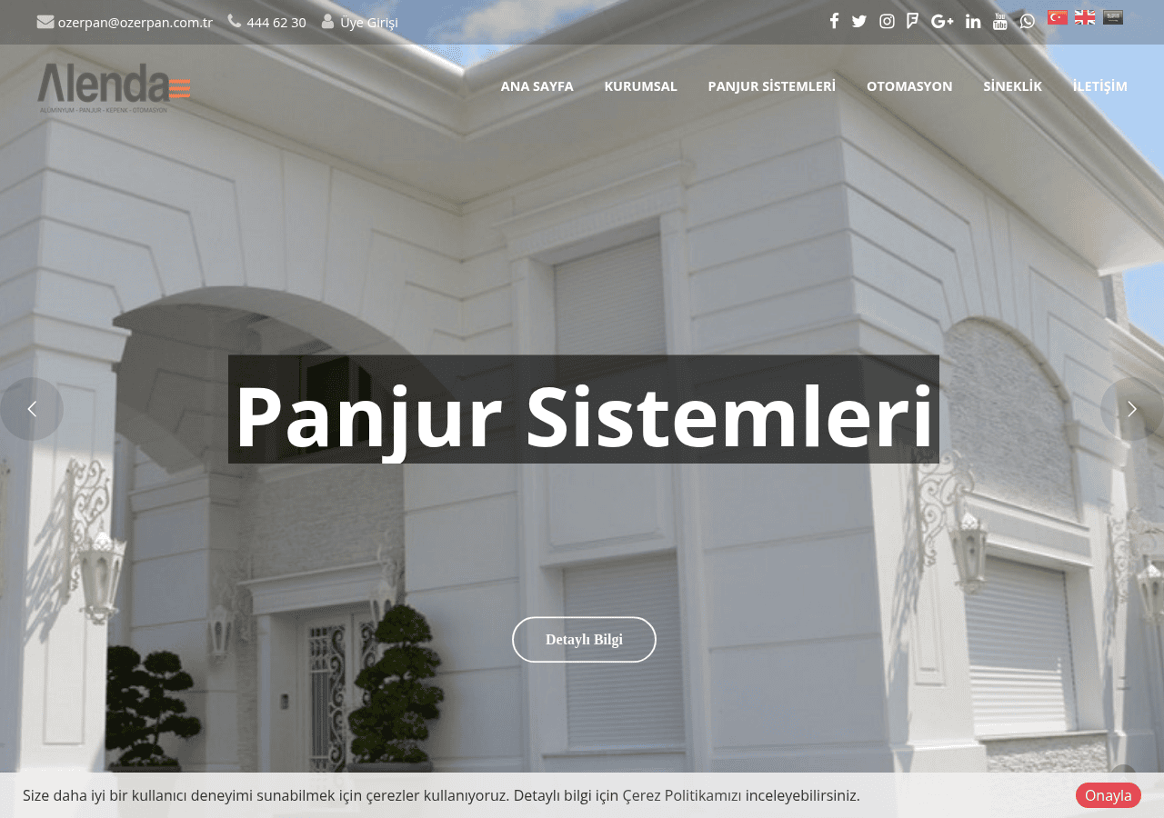 Screenshot of alendapanjur.com