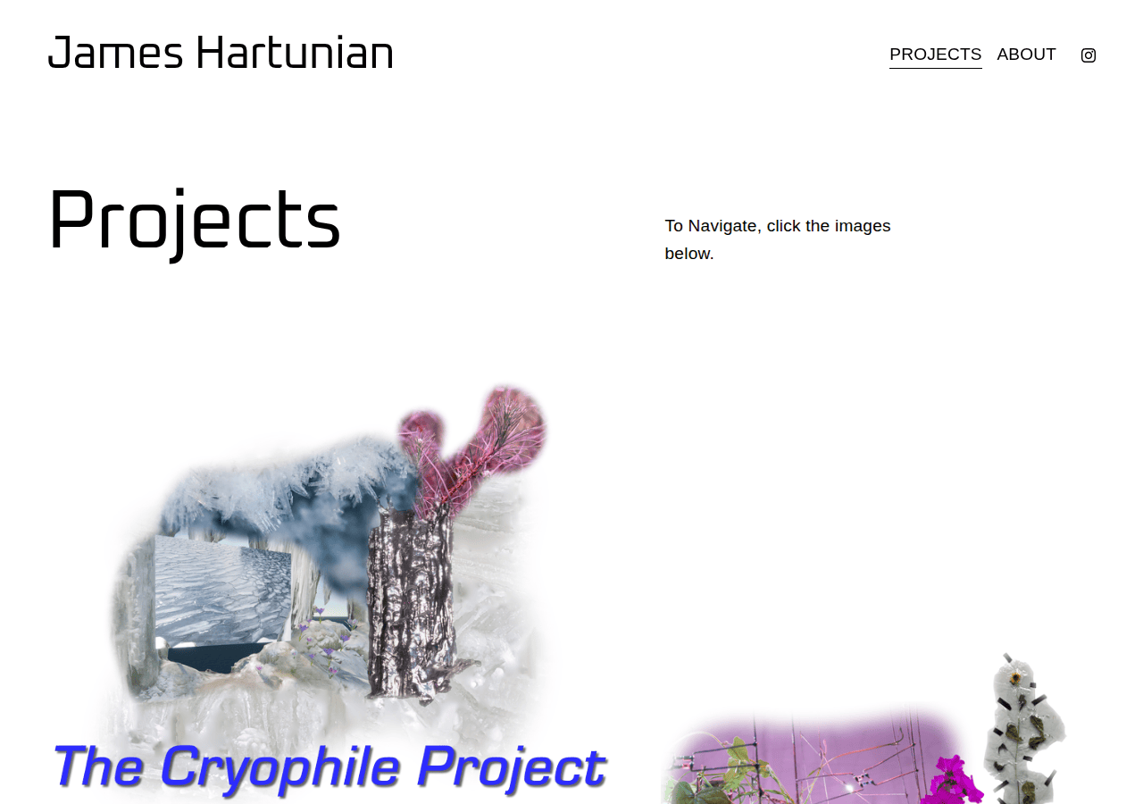 Screenshot of jameshartunian.com