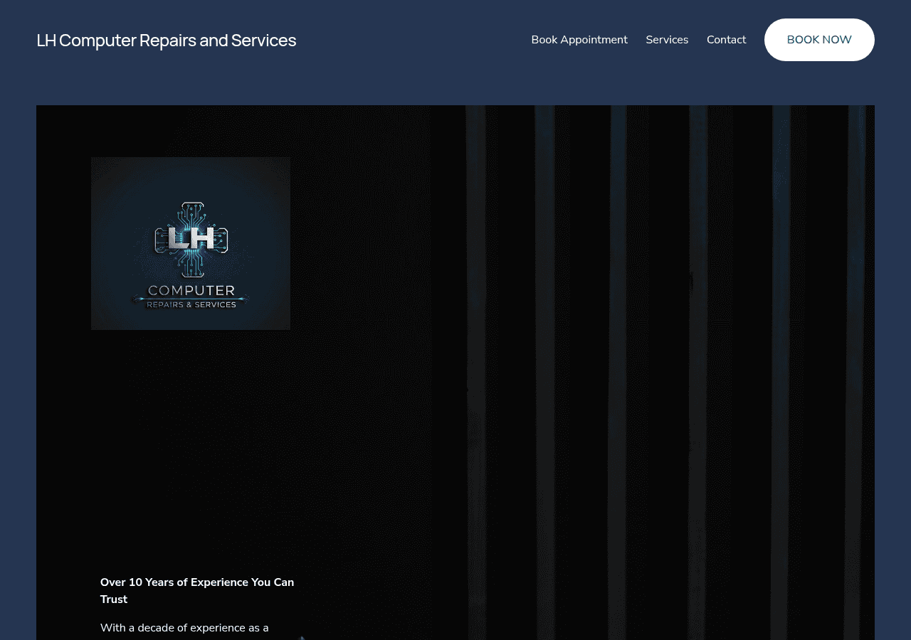 Screenshot of lhcomputers.com.au