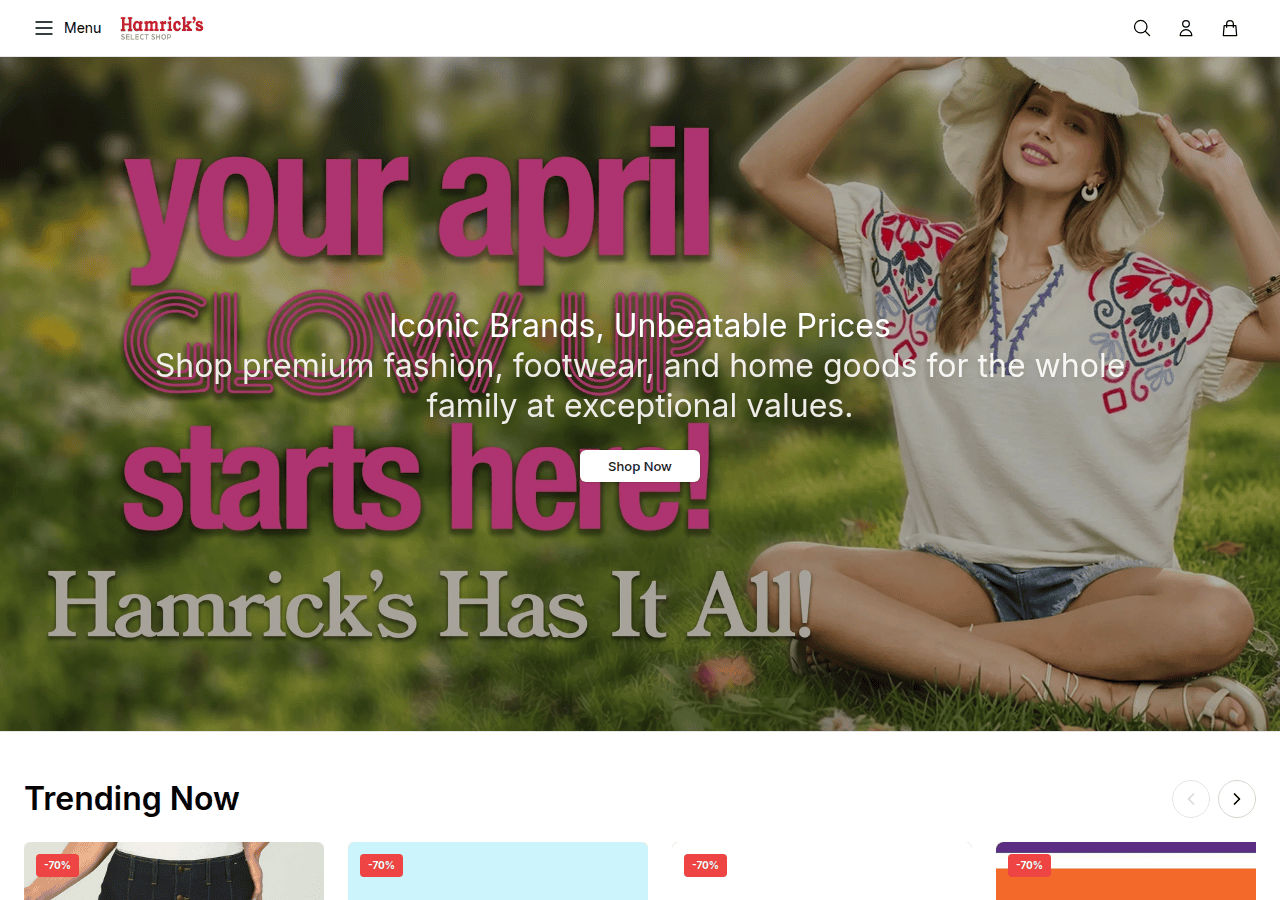 Screenshot of hmsstyle.shop