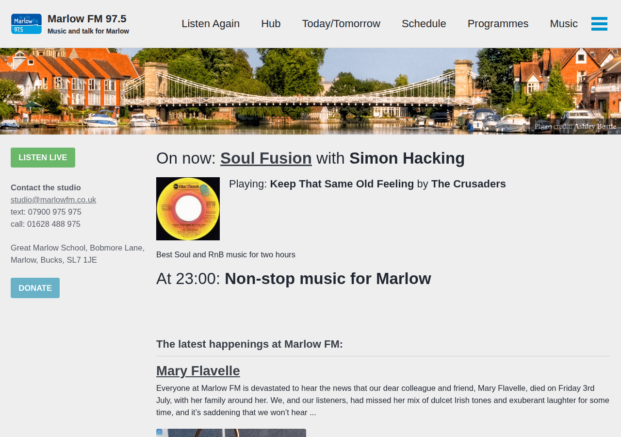 Screenshot of marlowfm.co.uk