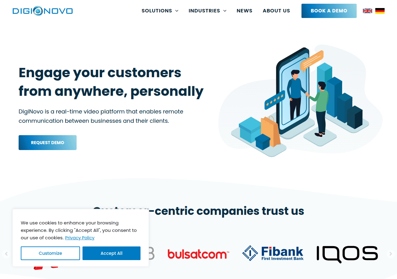 Screenshot of diginovo.io