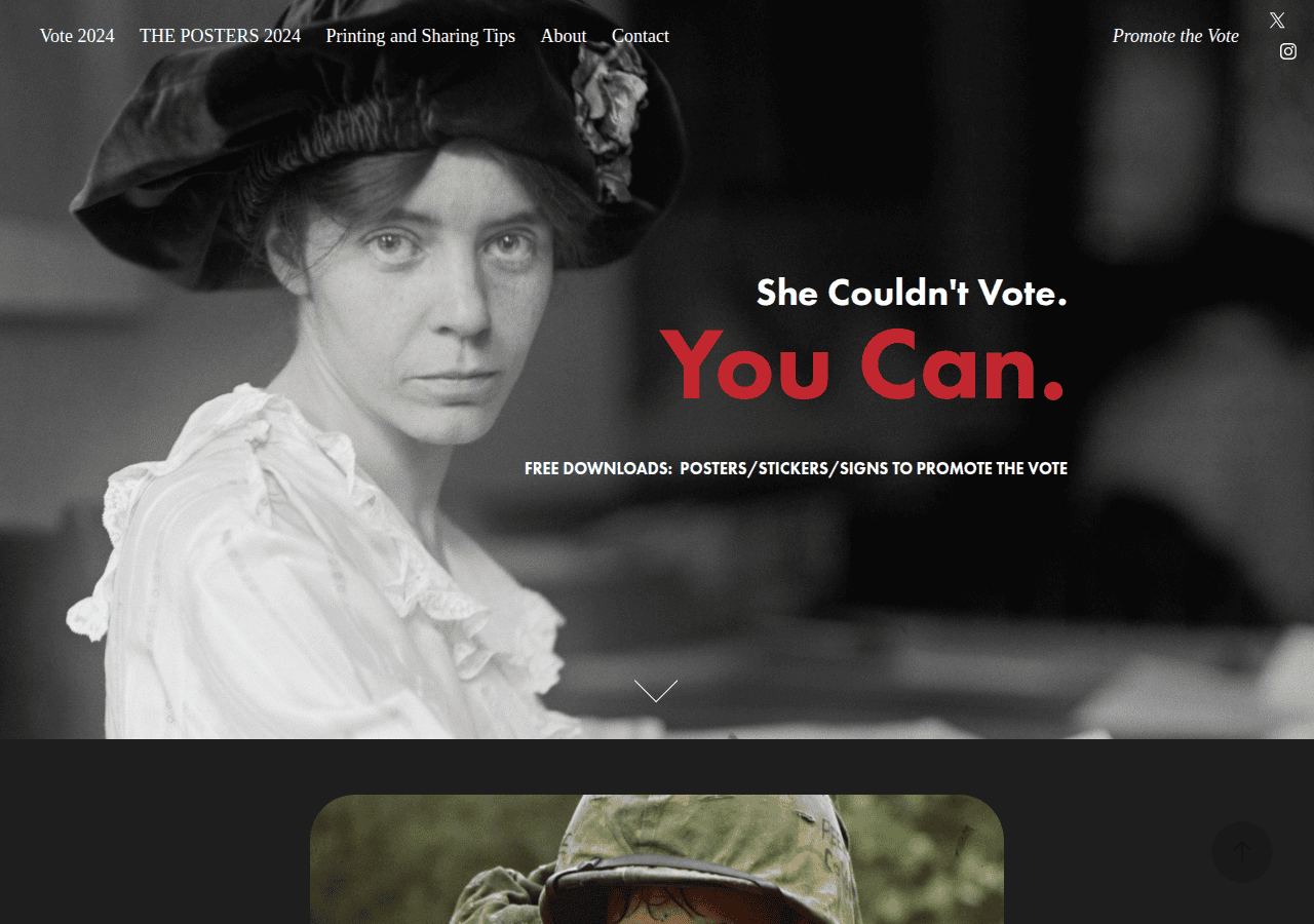 Screenshot of vote2024.fyi