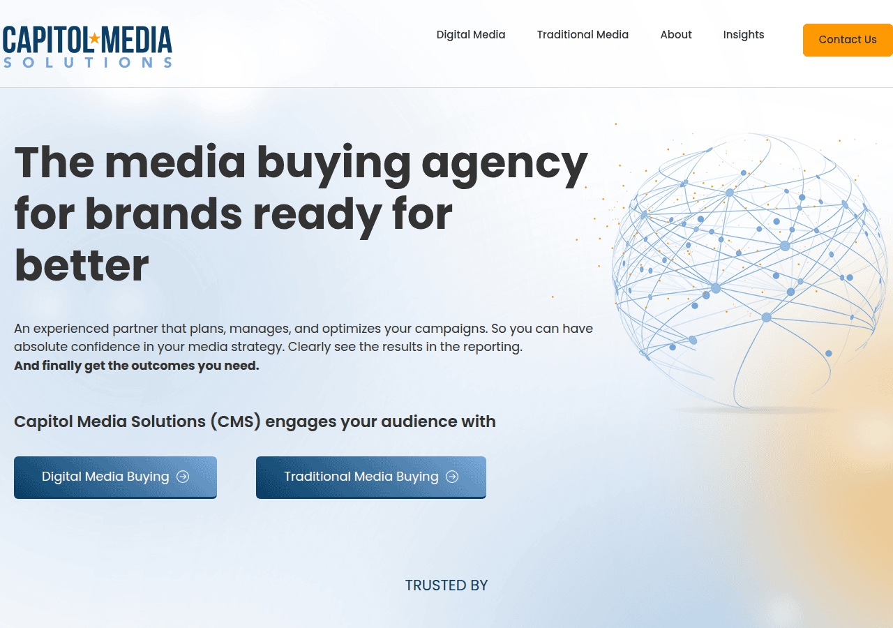 Screenshot of capitolmediasolutions.com