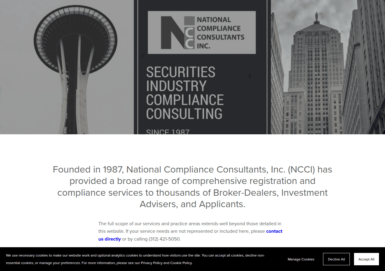 Screenshot of national-compliance.com