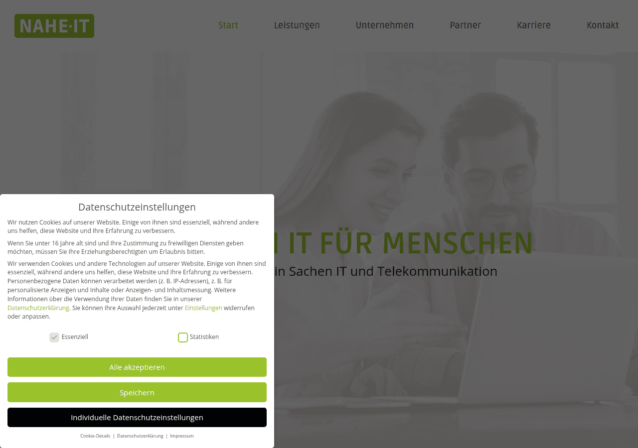 Screenshot of nahe.it
