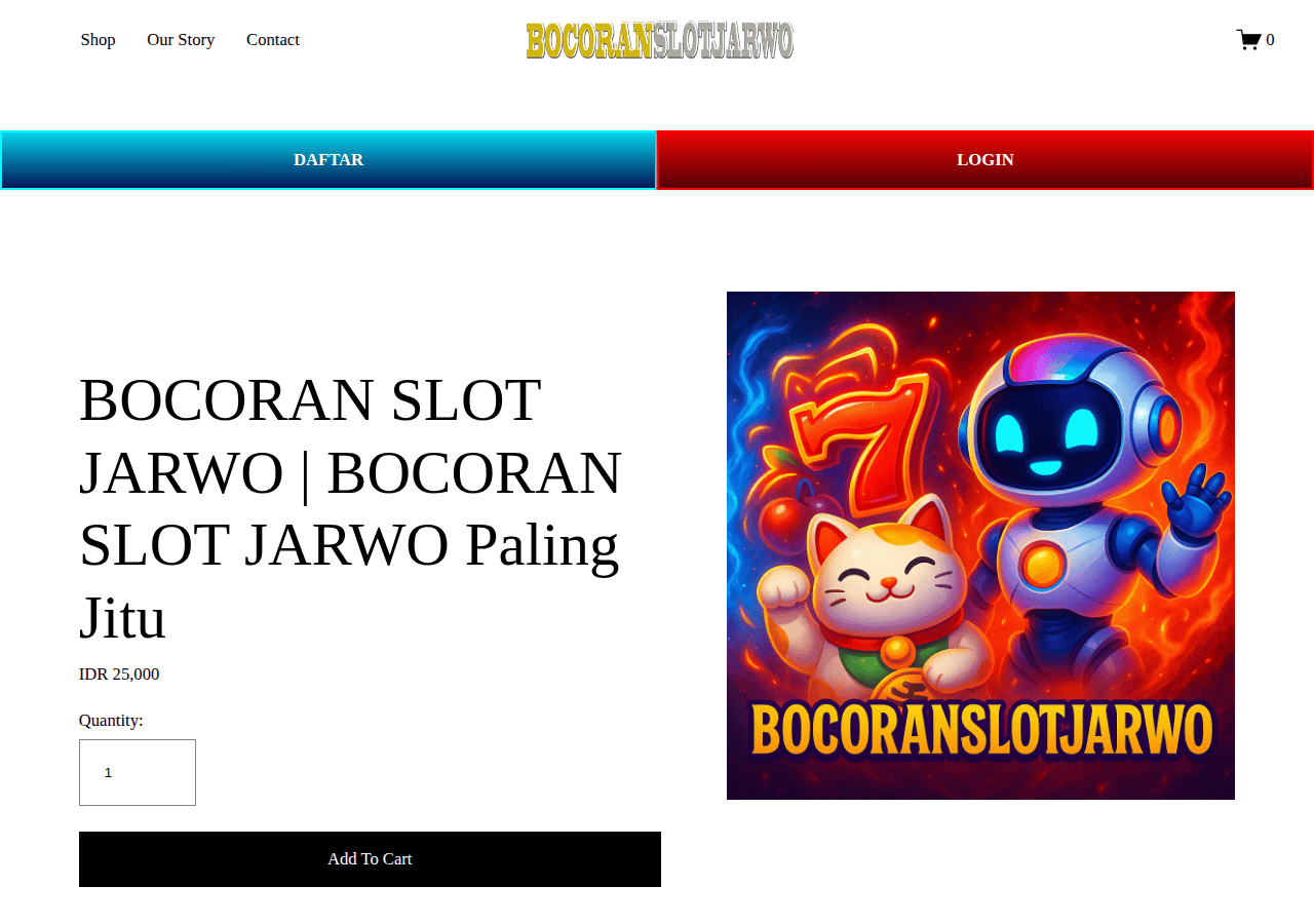 Screenshot of bocoranslotjarwo.net