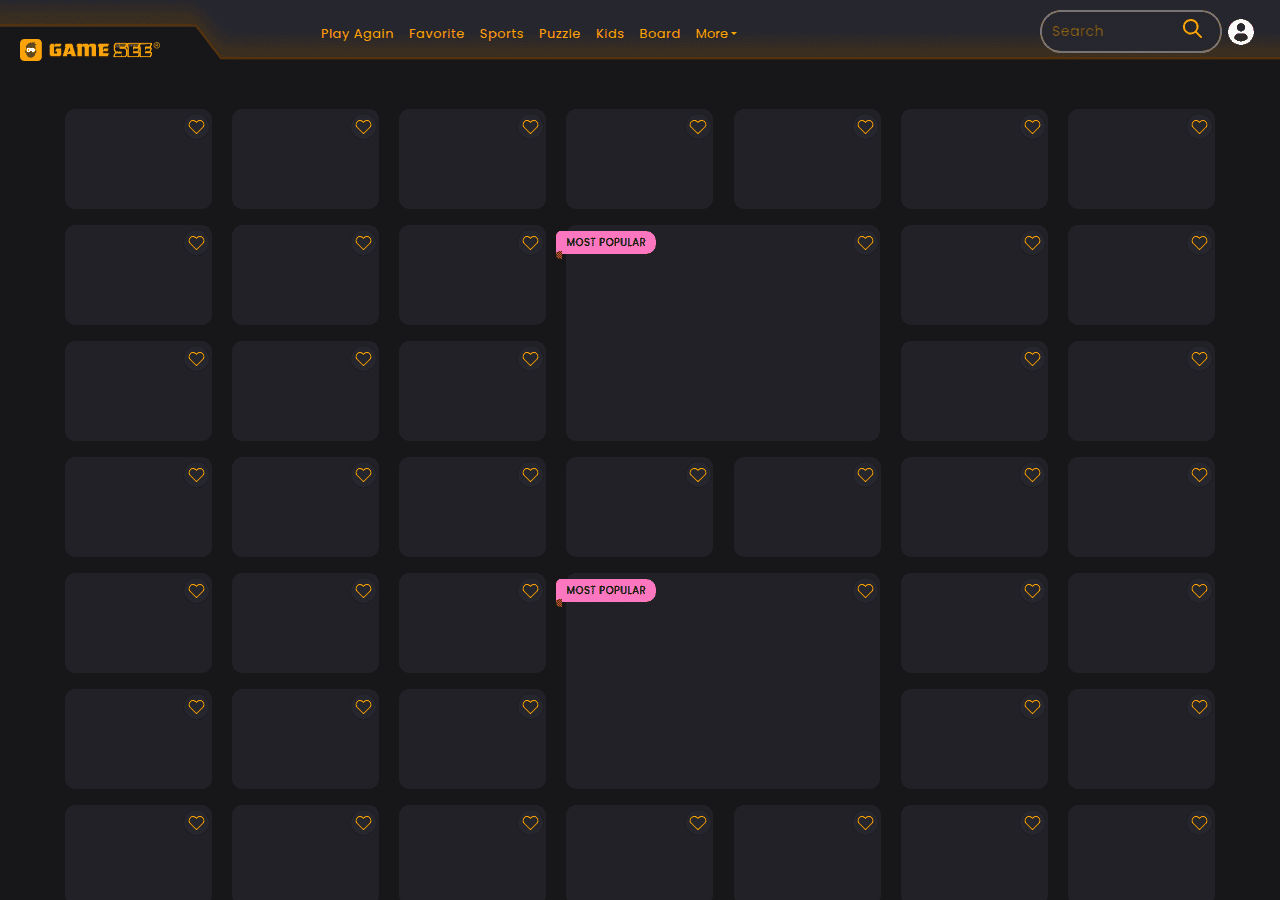 Screenshot of gamesee.gg