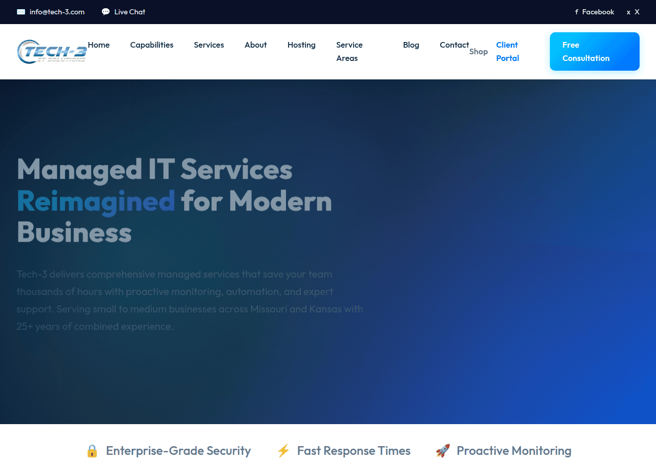 Screenshot of tech-3.com