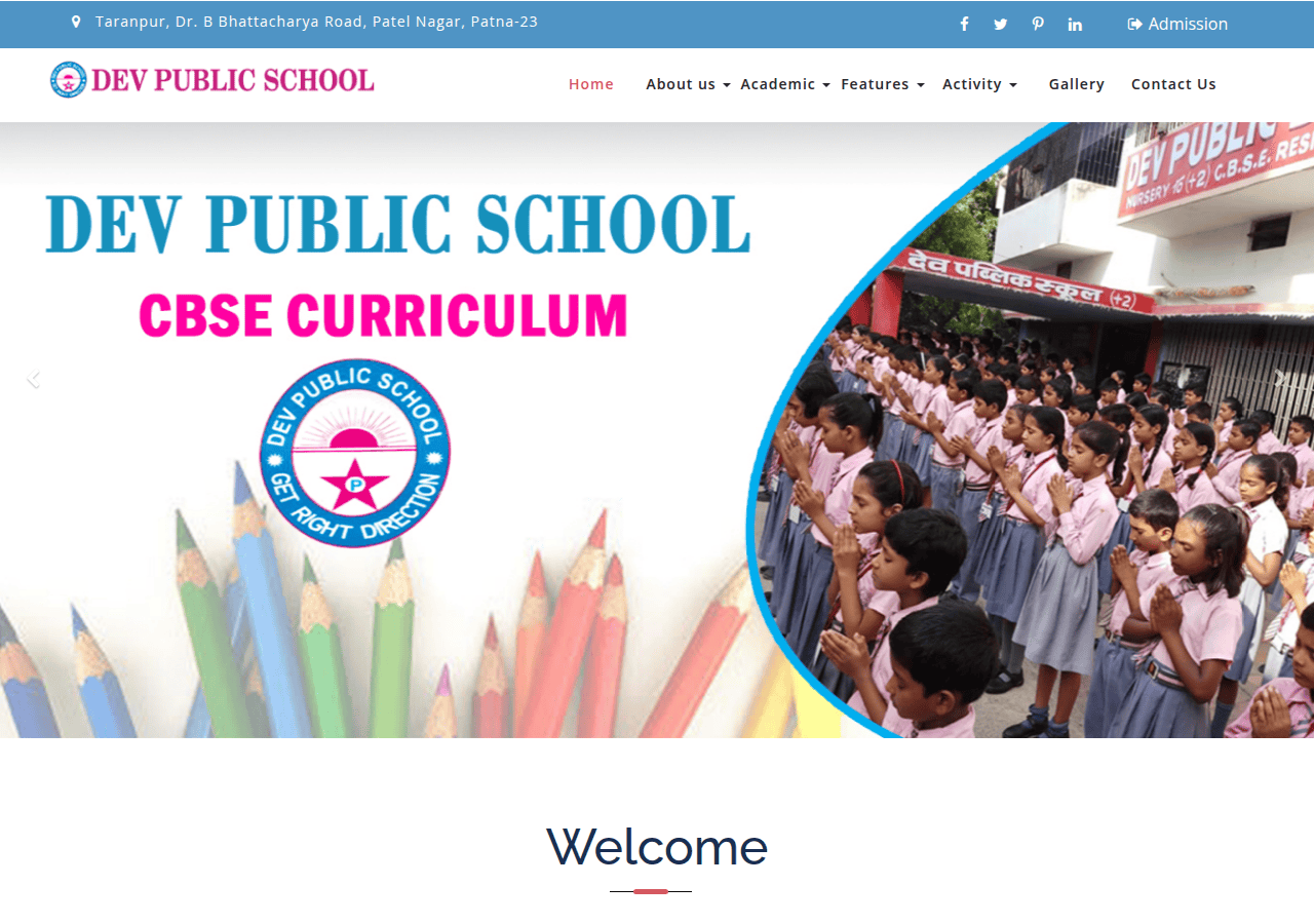 Screenshot of devpublicschool.org