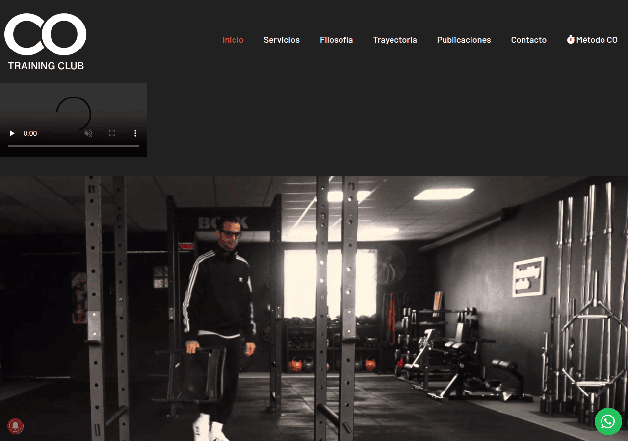 Screenshot of cotrainingclub.com.ar