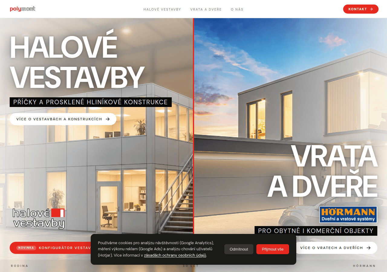 Screenshot of halovevestavby.cz
