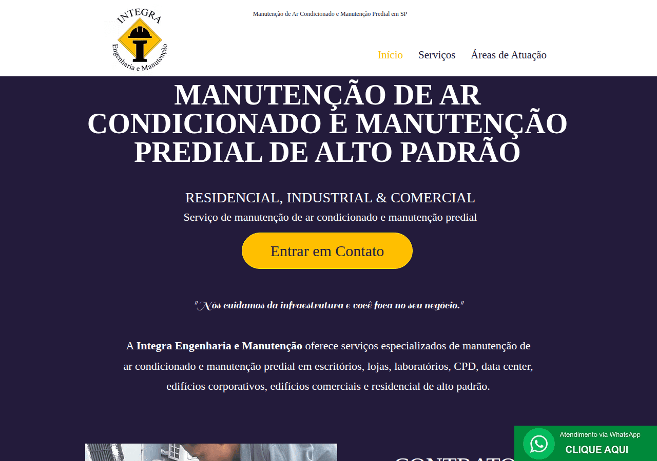 Screenshot of manutencaodearcondicionadosp.com