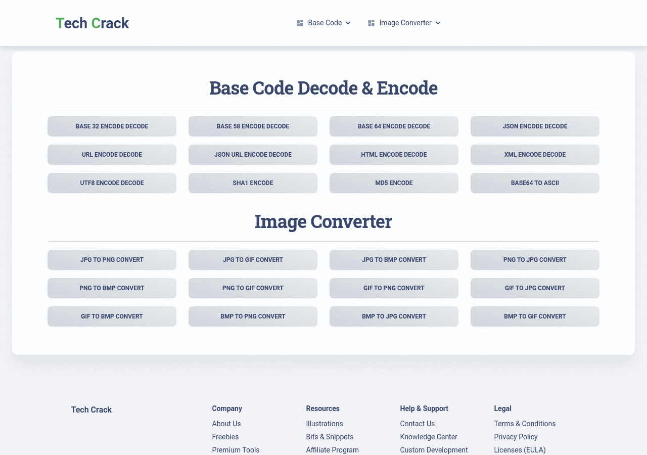 Screenshot of tech-crack.com