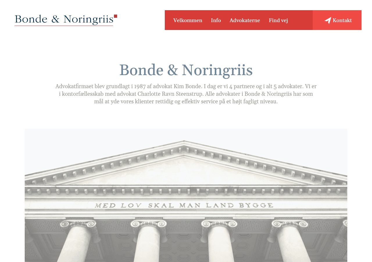 Screenshot of bonde-noringriis.dk