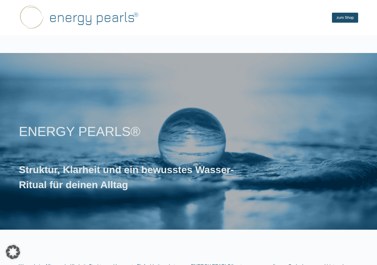 Screenshot of energy-pearls.eu