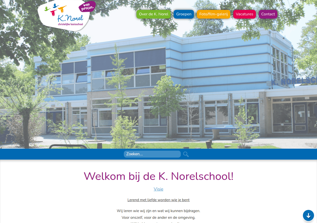 Screenshot of knorel-epe.nl