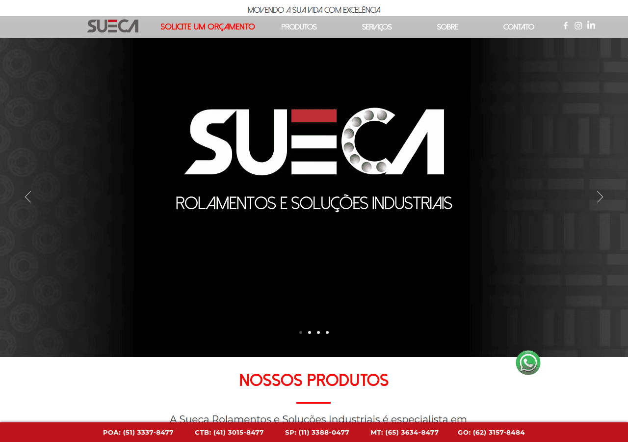 Screenshot of sueca.com.br