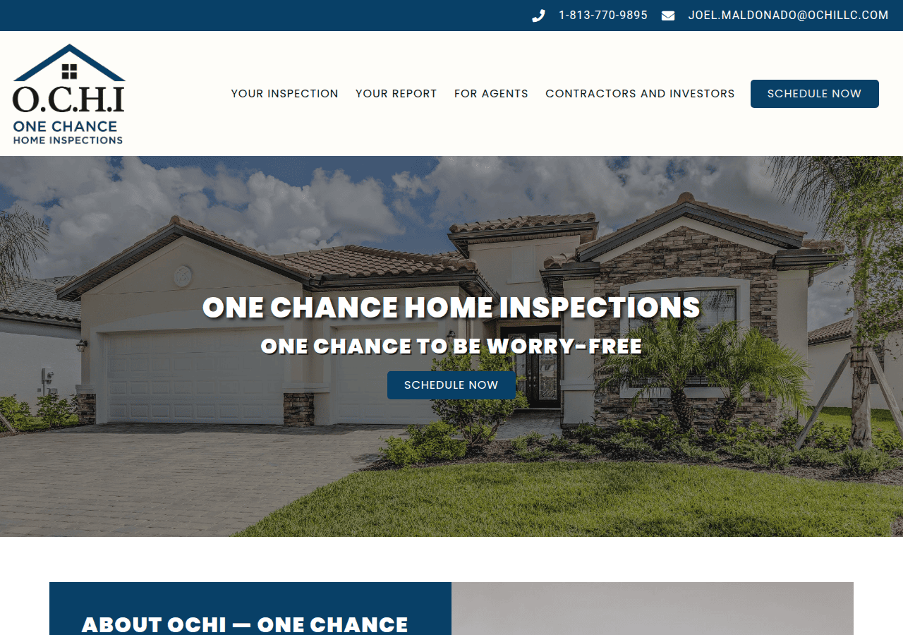 Screenshot of ochillc.com