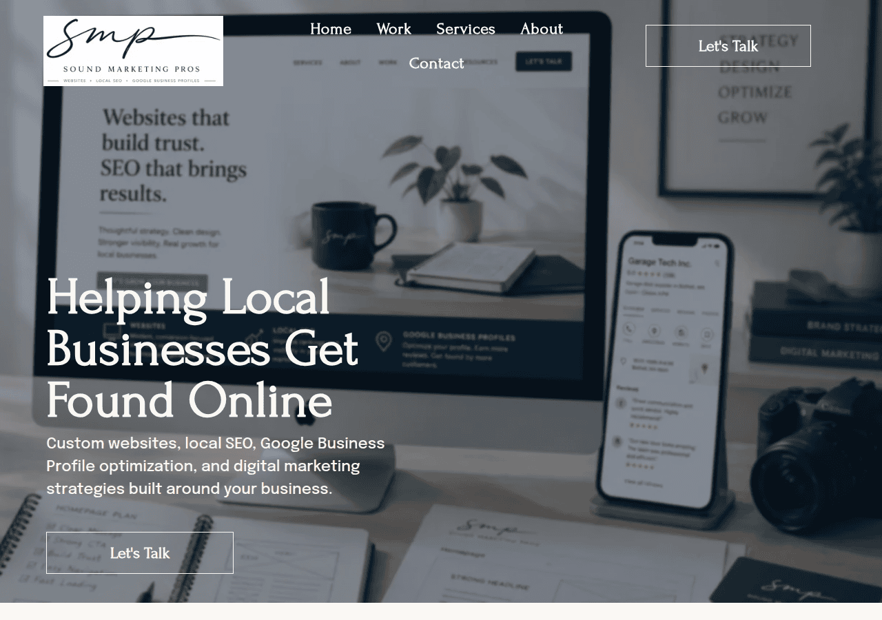 Screenshot of soundmarketingpros.com