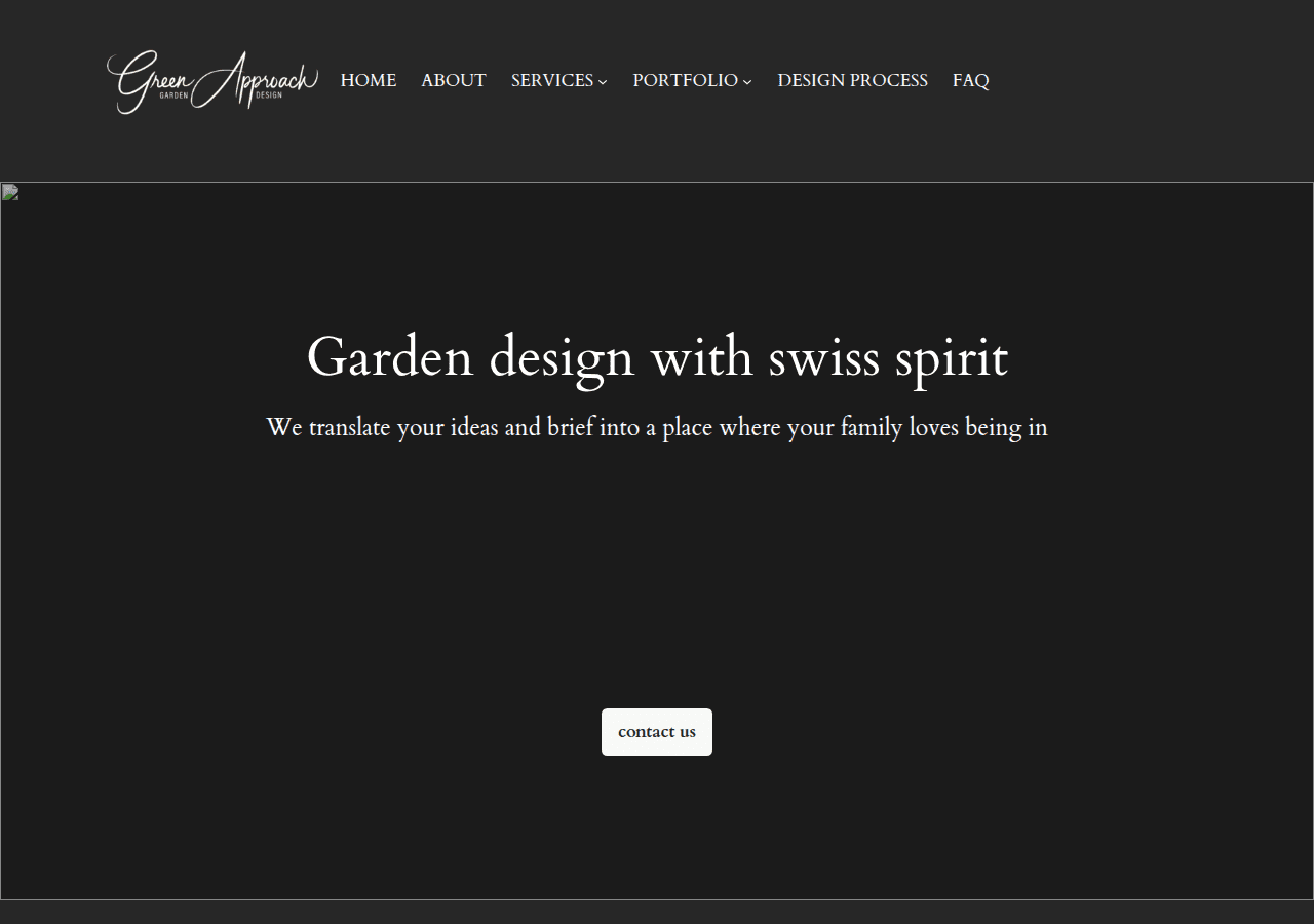 Screenshot of greenapproach.ch
