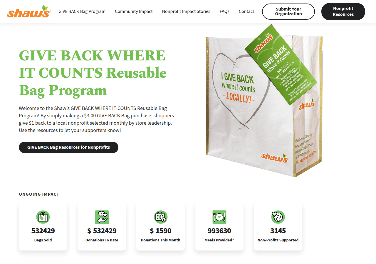 Screenshot of 2givelocal.com
