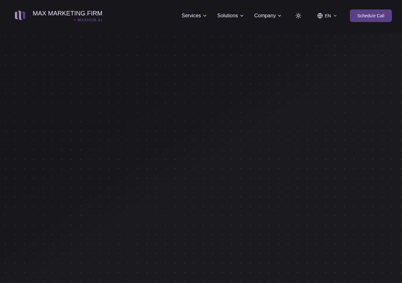Screenshot of maxmarketingfirm.com