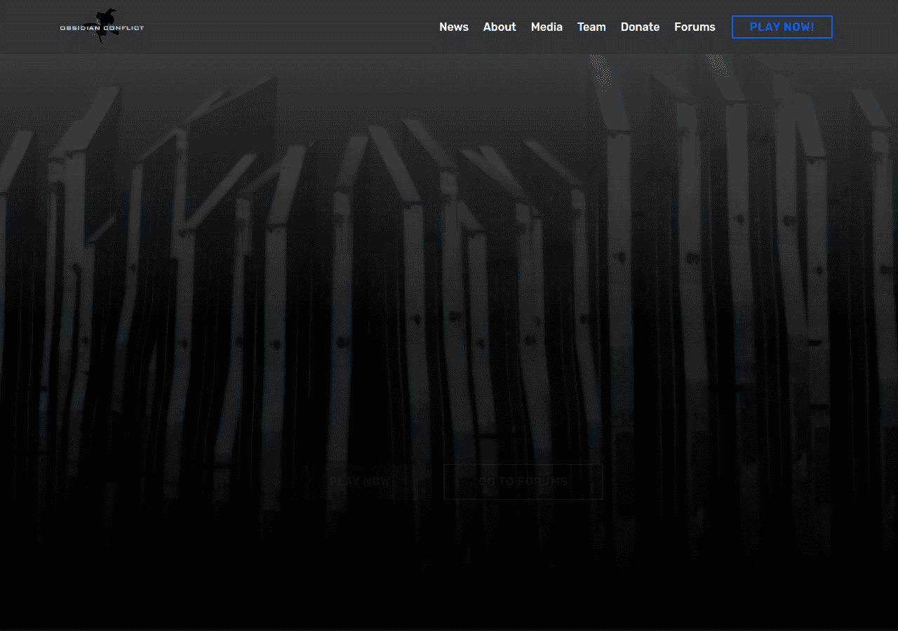 Screenshot of obsidianconflict.net
