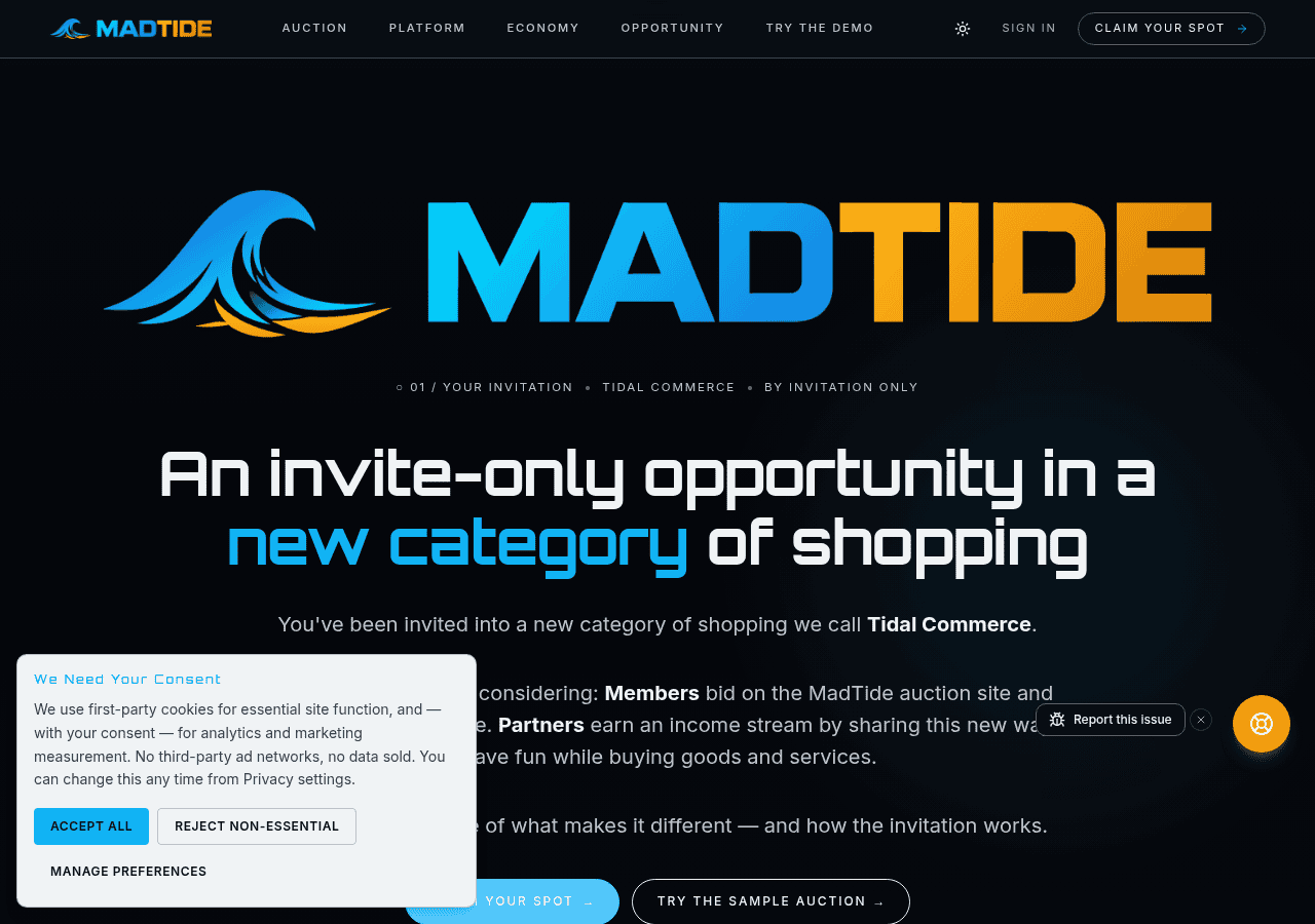 Screenshot of madpartner.com