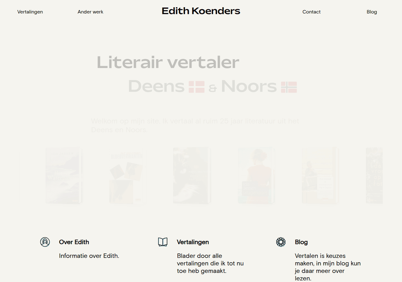 Screenshot of edithkoenders.nl
