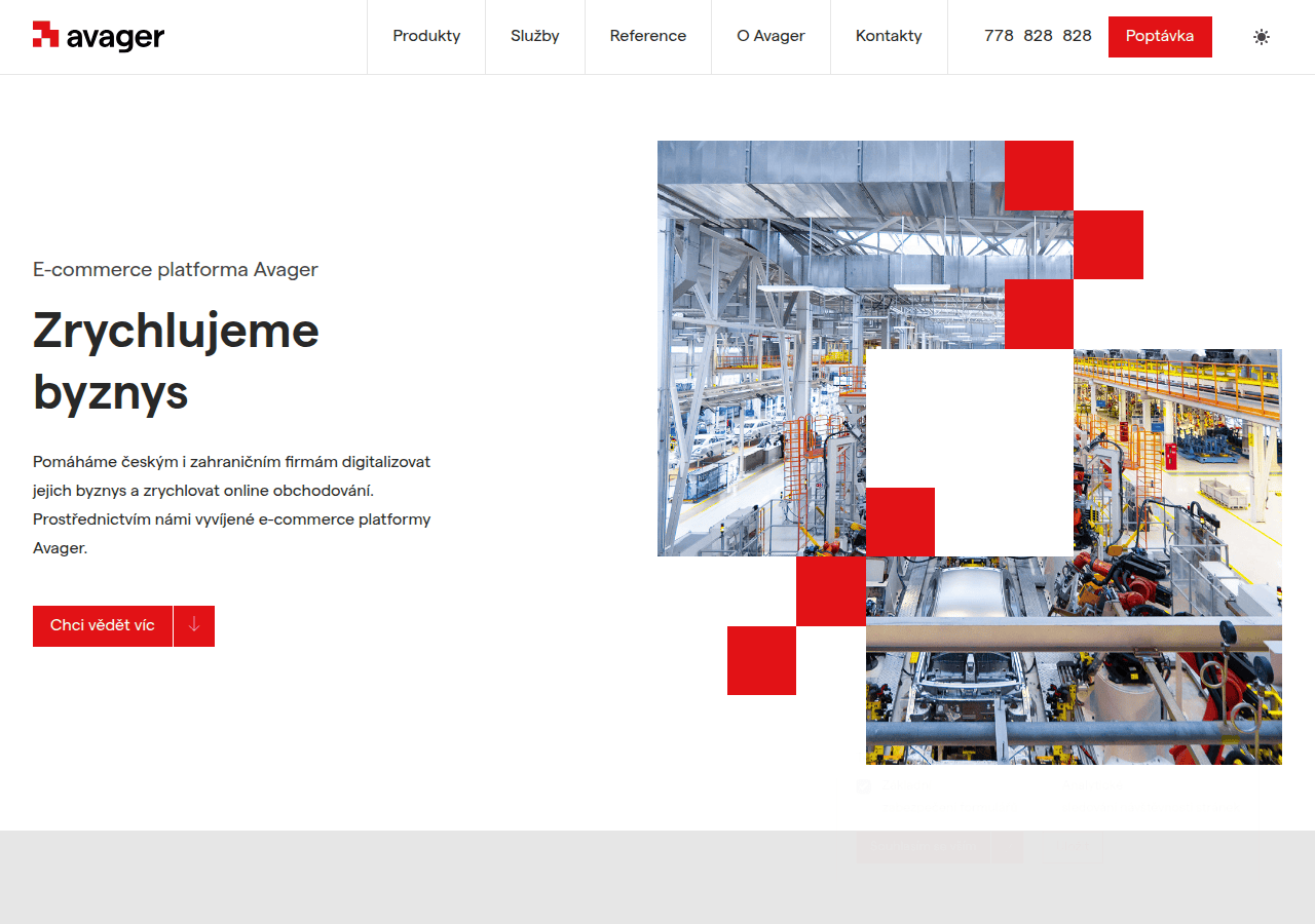 Screenshot of avager.cz