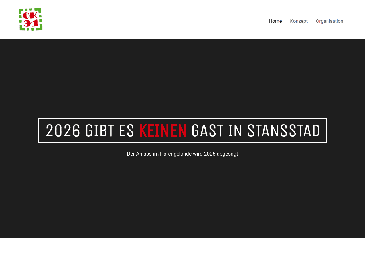 Screenshot of ok31.ch