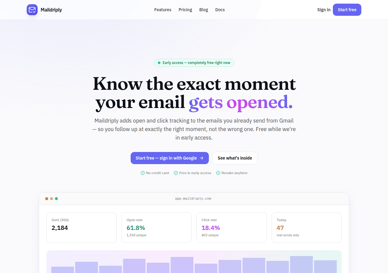 Screenshot of maildriply.com